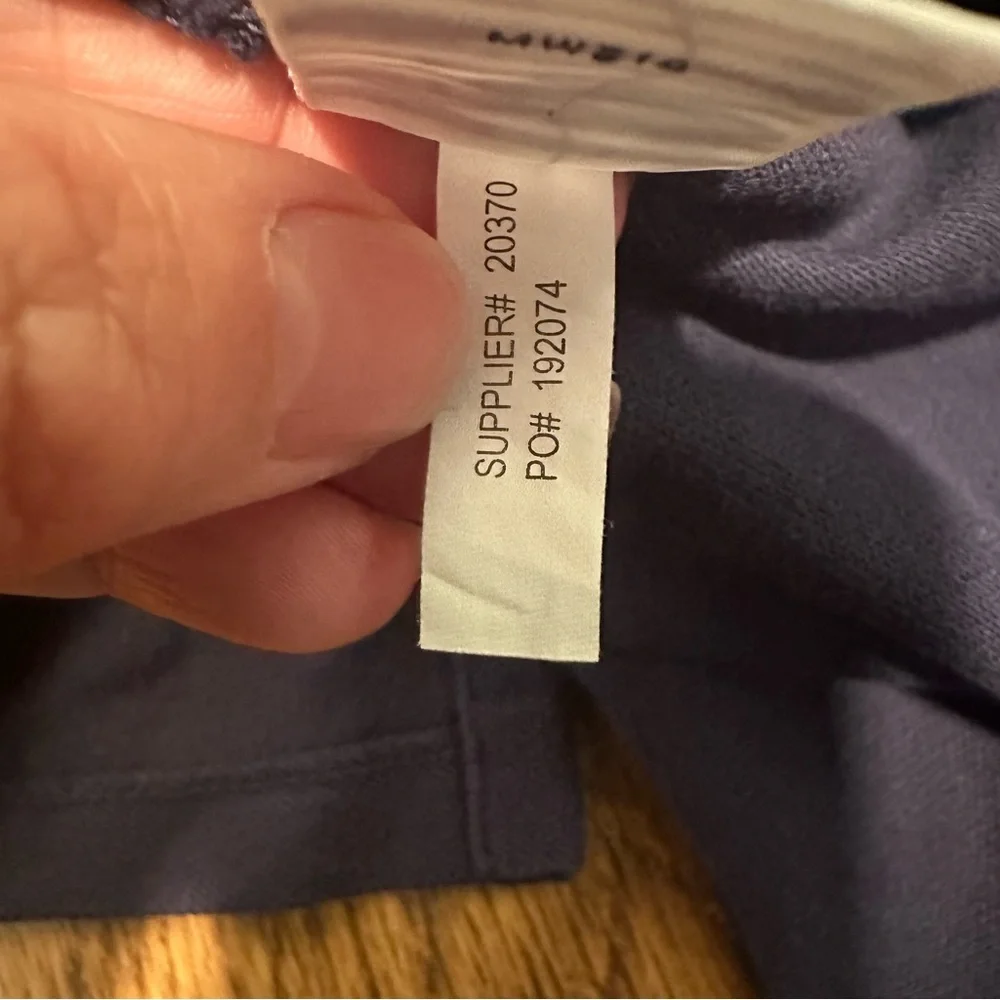 Ralph Lauren Navy Blue Big Pony Polo White Logo shirt size medium custom fit